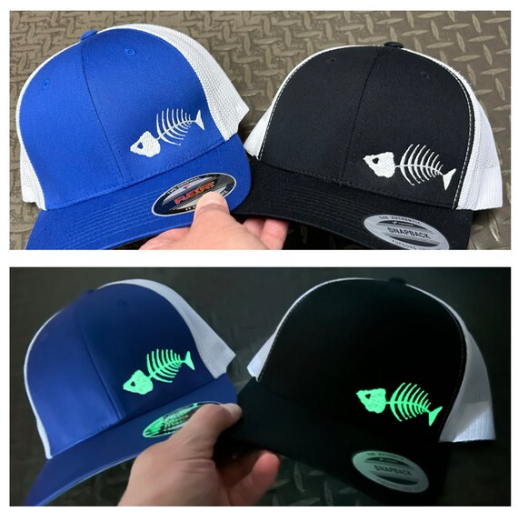 Glow in the dark fitted hats Clearance
