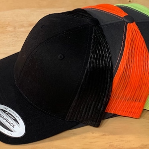 Custom Hat Ranch Puff Hat Personalized Cap Snap or Fitted Hats Western ...