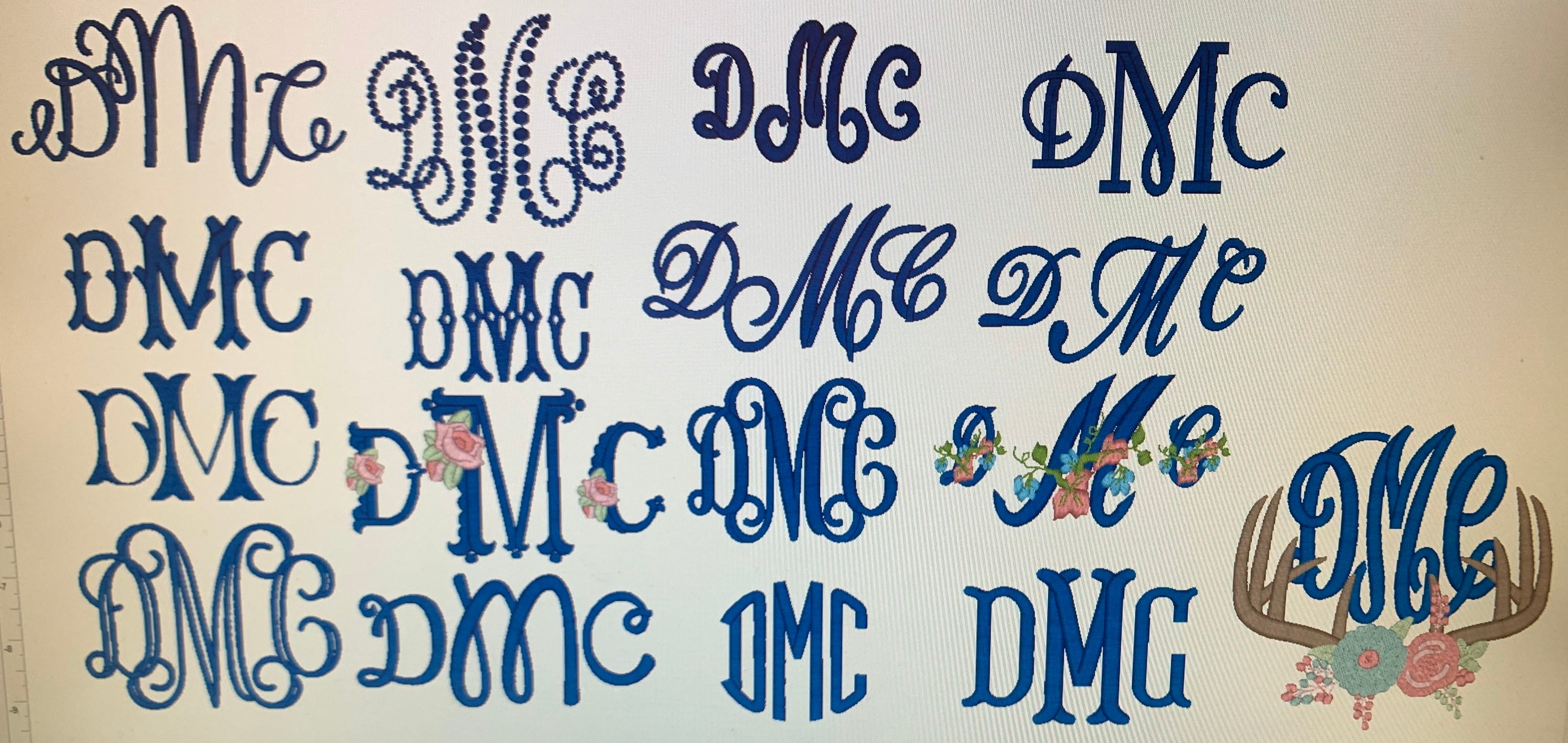 FONTS & THREAD COLORS Do not purchase this listing | Etsy