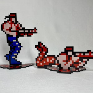 Contra Blue & Red Sprites - Bill Rizer and Lance Bean