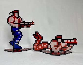 Contra Blue & Red Sprites - Bill Rizer and Lance Bean