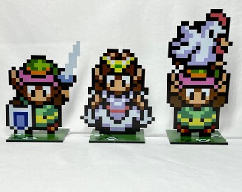 ゼルダとリンクのスプライト - スーパーファミコン『ゼルダの伝説 神々