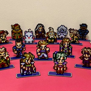 Final Fantasy 6 Sprites - Super Nintendo Video Game Inspired