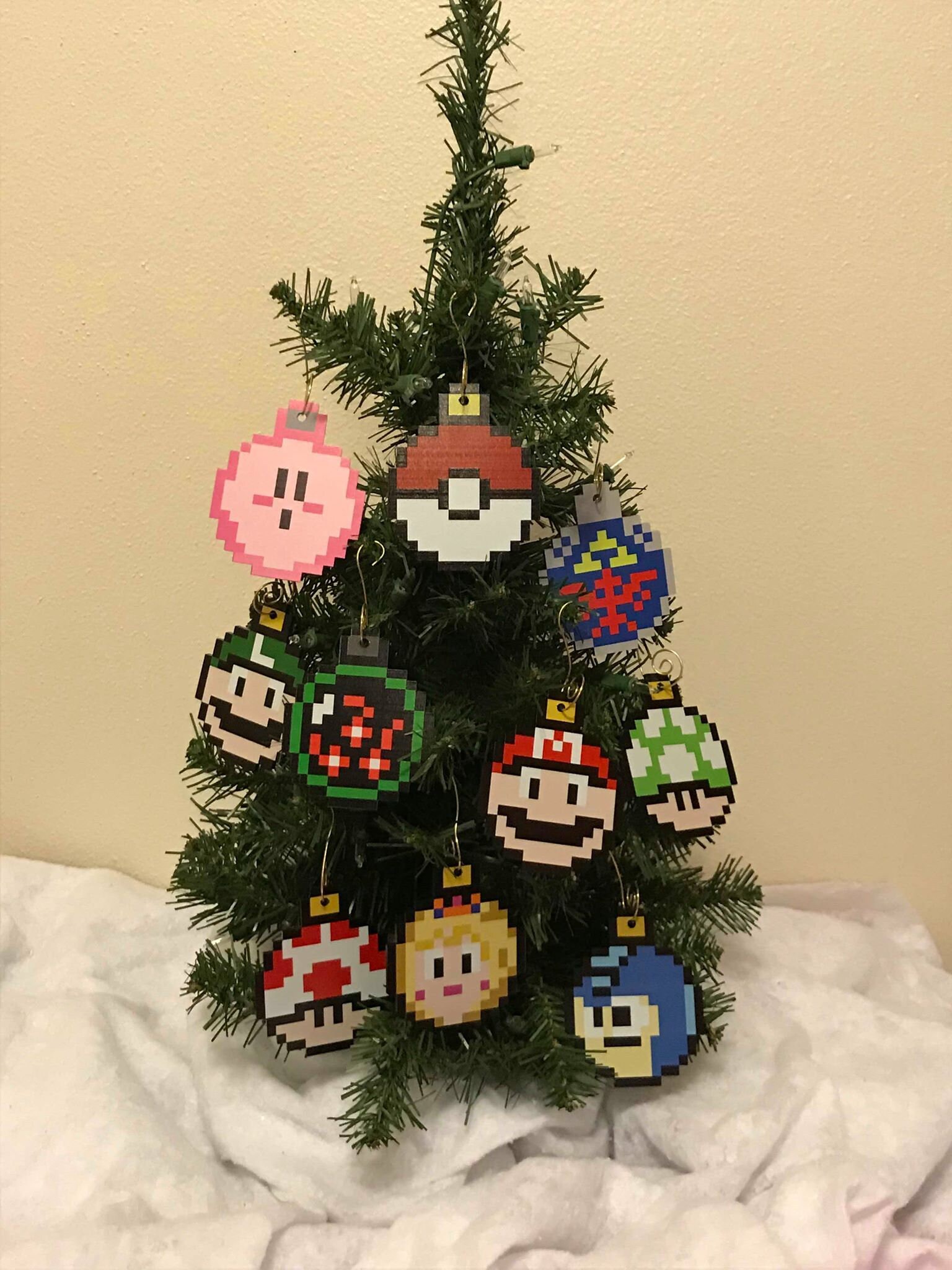 Video Game Christmas Ornaments Nintendo Inspired Etsy