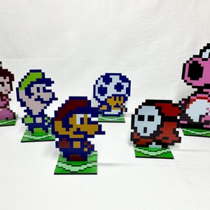 Super Mario Bros 2 Sprites - Nintendo Video Game Inspired