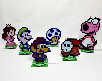 Super Mario Bros 2 Sprites - Nintendo Video Game Inspired