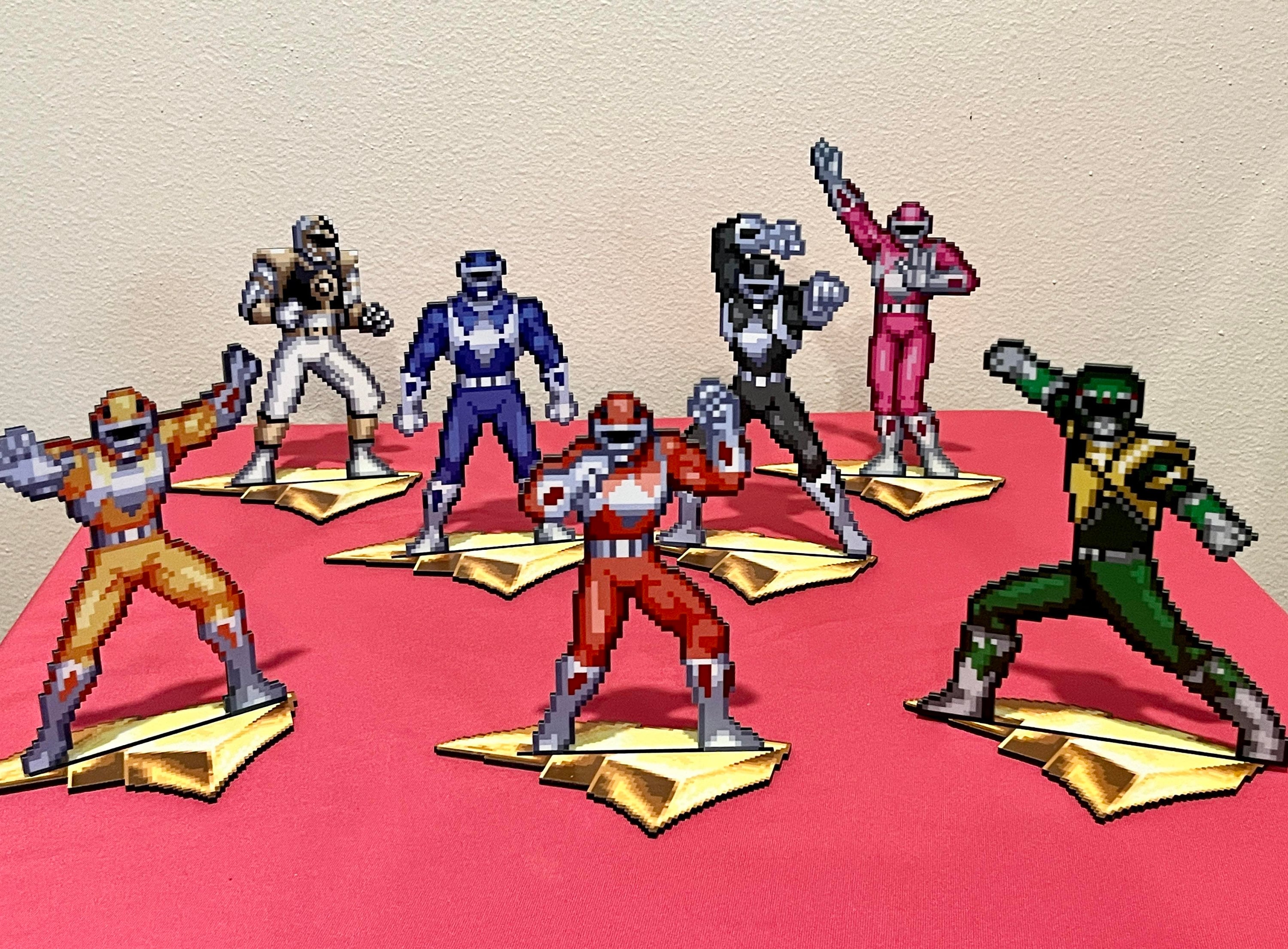 Mighty Morphin Power Rangers Sprites - Super Nintendo Video Game ...