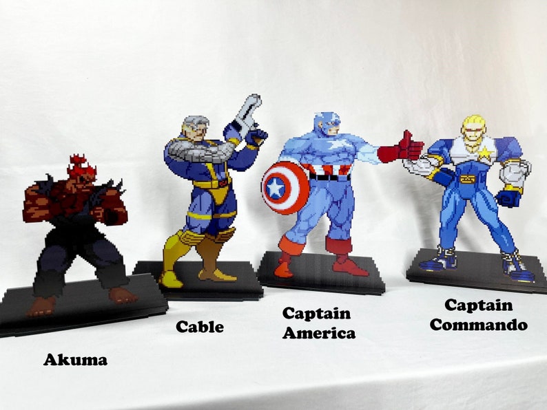 Marvel Vs Capcom 2 Sprites Arcade Video Game Inspired - Etsy