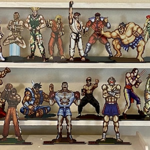 Street Fighter Sprites - Nintendo Video Game Inspired