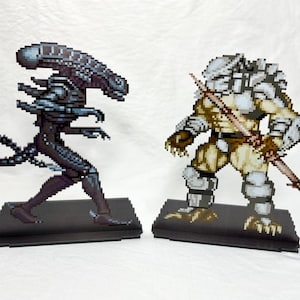 Alien vs Predator Inspired Video Game Sprites