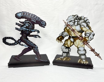 Alien vs Predator Inspired Video Game Sprites