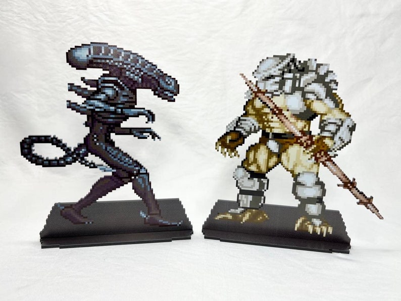 Alien Vs Predator Inspired Video Game Sprites - Etsy