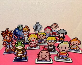 CLEARANCE / DAMAGED  - Chrono Trigger & Mother / Earthbound sprites - sold as is