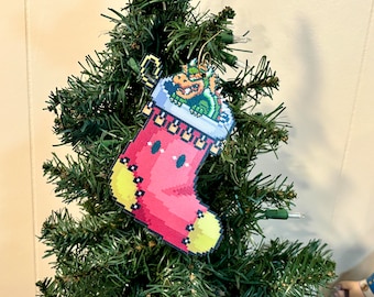 Video Game Christmas Ornaments - Nintendo inspired