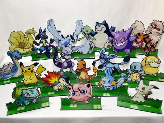 Pokemon Gen 1 pixel sprites by 3DPrintDogs