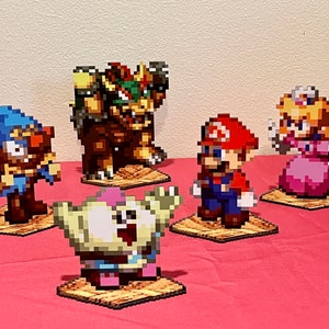 Sprite del videogioco Super Mario RPG - Arte ispirata a Nintendo