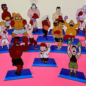 Mike Tyson&#39;s Punch-Out Sprites - Nintendo Video Game Inspired