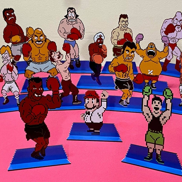 Sprites de Mike Tyson's Punch-Out: inspirados en videojuegos de Nintendo