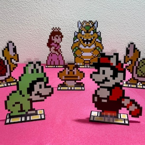 Super Mario Bros 3 Video Game Sprites - Nintendo Inspired Art