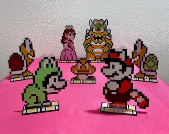 Super Mario Bros 3 Video Game Sprites - Nintendo Inspired Art