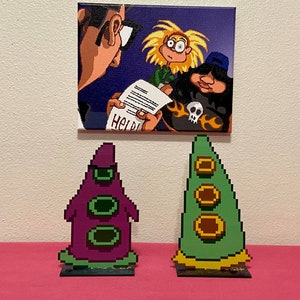 Day of the Tentacle Sprites PC Video Game Inspired Pixel Art image 2