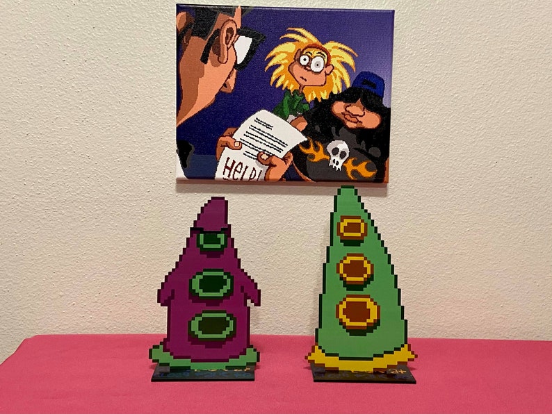 Day of the Tentacle Sprites PC Video Game Inspired Pixel Art image 2