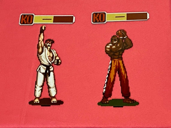 Old Collectible Card SNES Super Street Fighter II 2 Blanka Vega Balrog Dee  Jay
