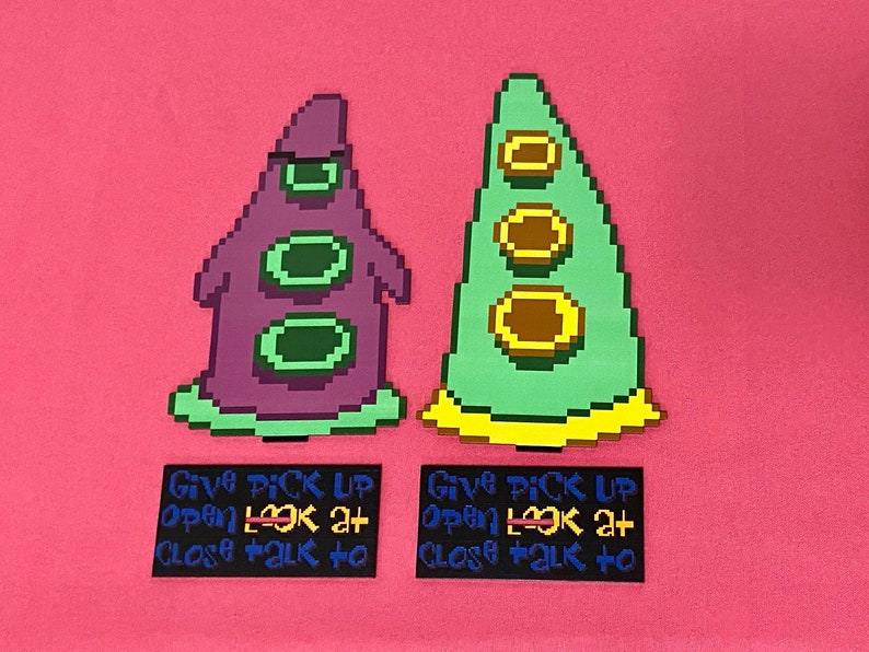 Day of the Tentacle Sprites PC Video Game Inspired Pixel Art image 6