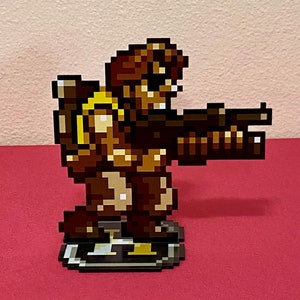 Metal Slug Sprites Video Game Inspired Pixel Art Tarma