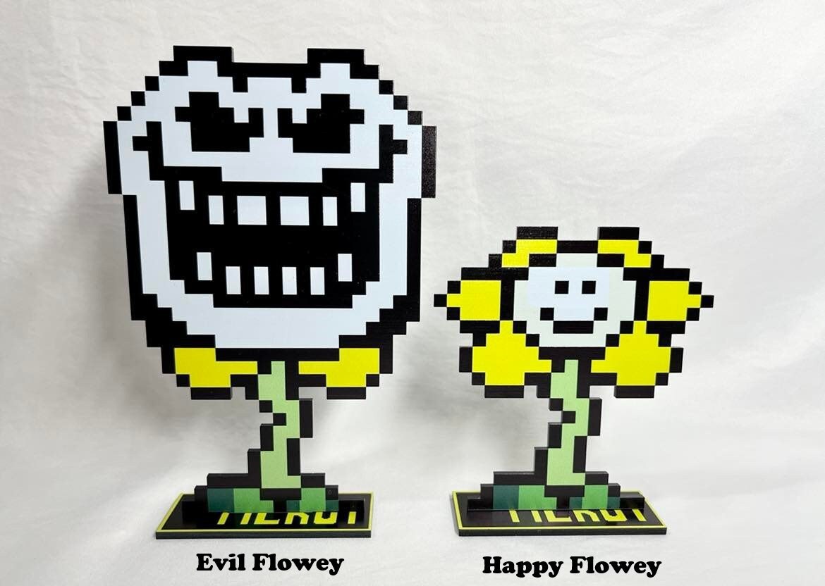 Undertale Video Game Inspired Sprite Art 