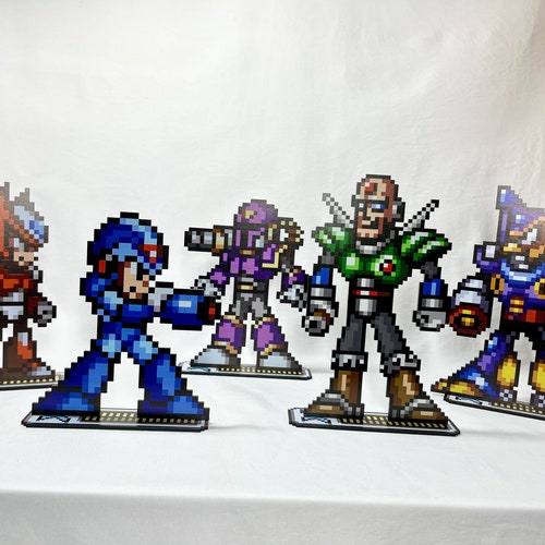 Mega Man X Sprites Nintendo Video Game Inspired - Etsy