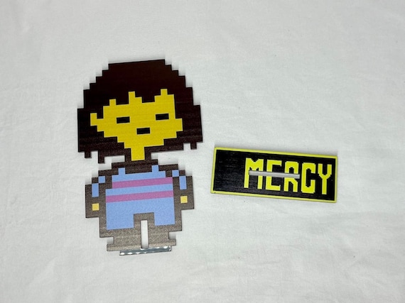 Act Item Fight Mercy Video Game Undertale Art Sticker for Sale by