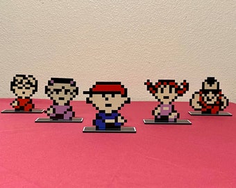 Mother 1 / EarthBound Beginnings Sprites - Nintendo Video Game Inspired