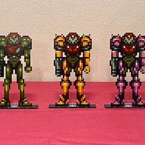 Super Metroid Samus - Super Nintendo Inspired Sprites