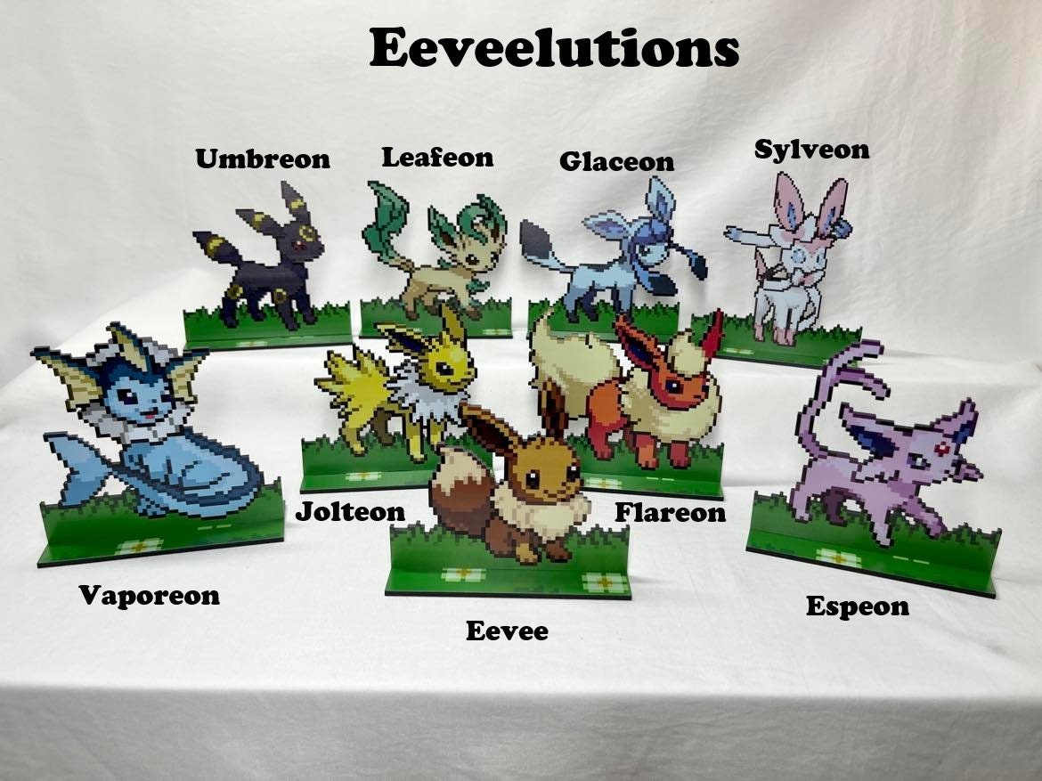 Pokemon Sprites Nintendo Video Game Inspired Pixel Art Etsy Pokemon Sprites Nintendo Video Game Inspired Pixel Art Etsy