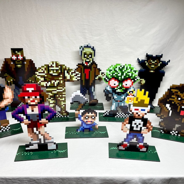 Los zombis se comieron a mis vecinos: sprites inspirados en el videojuego de Super Nintendo