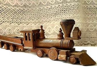 old metal train set