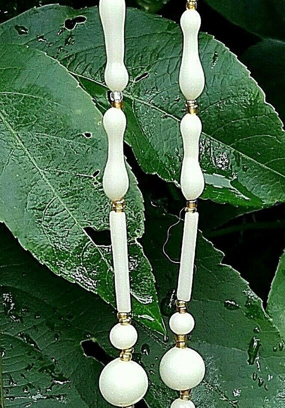 SALE! Vintage Jade Icy Jadeite lariat & Citrine N… - image 8