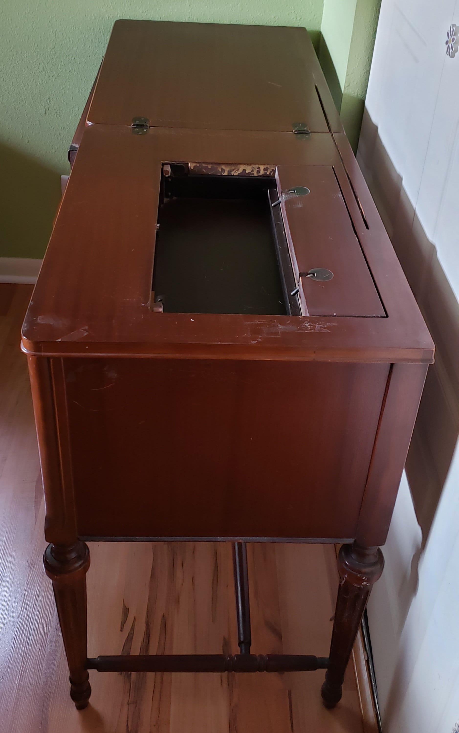 LOCAL PICKUP ONLY Vintage Sewing Cabinet Fold Out Table