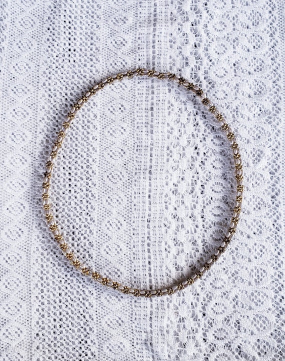 Antique FLAPPER Plaited Rope Necklace! ART DECO 1… - image 3
