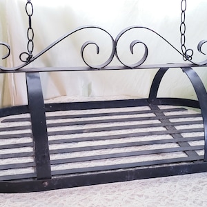 Hand Forged Hammered Finish Pot Rack -48