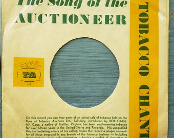 tobacco auctioneer chants from the past Fading Songs of Kentucky Auctioneers Tobacco Auction Calling
