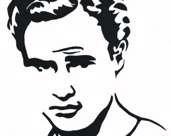 The Godfather Marlon Brando Cult Film Movie Art Poster Print