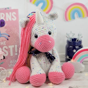 unicorn crochet pattern, crochet unicorn, amigurumi, crochet pattern, unicorn pattern image 2