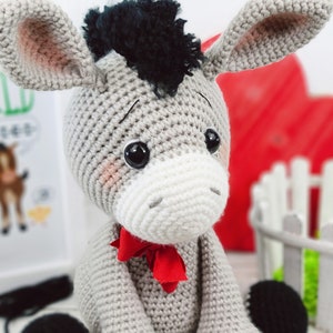 donkey crochet pattern, crochet donkey, donkey pattern, crochet pattern image 8