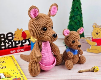 kangaroo crochet pattern, crochet pattern, crochet kangaroo, kangaroo tutorial, pattern, amigurumi