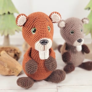 beaver crochet pattern, crochet pattern, crochet beaver, beaver pattern, pattern, crochet, amigurumi