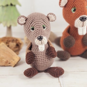 beaver crochet pattern, crochet pattern, crochet beaver, beaver pattern, amigurumi, beaver