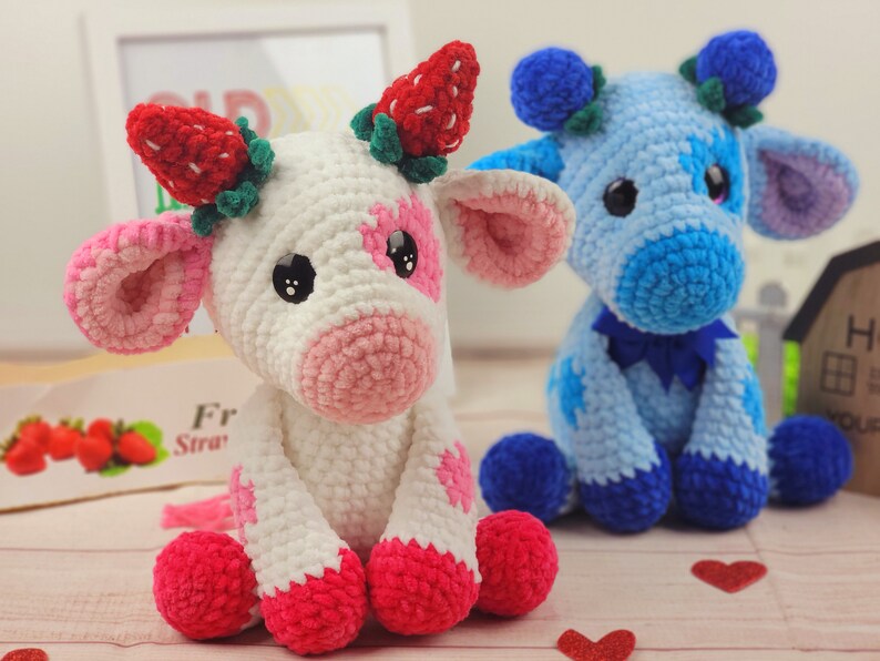 cow, crochet cow, cow crochet pattern, crochet pattern, amigurumi, pattern, crochet, cow tutorial image 3