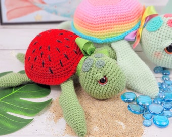 sea turtle crochet pattern, crochet pattern, crochet sea turtle, pattern, crochet, amigurumi, sea turtle plush, stuffed animal